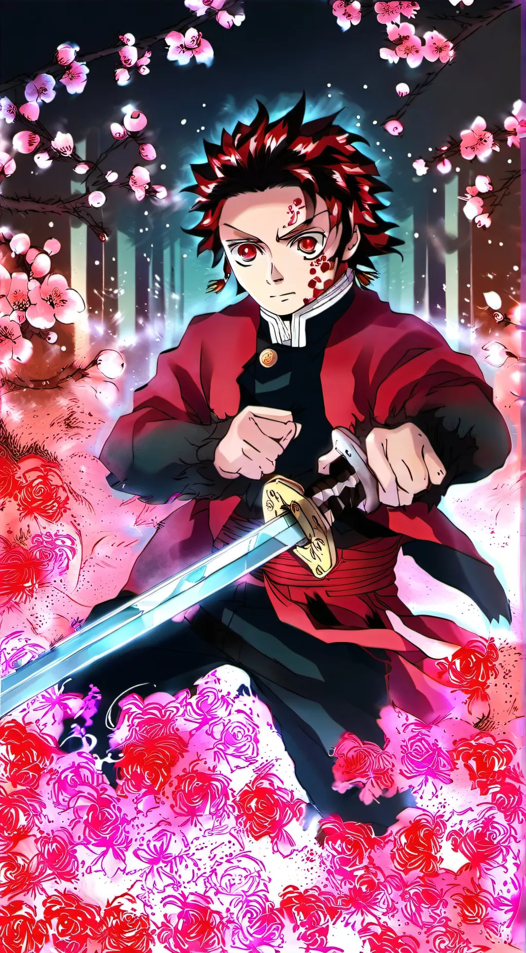 ai character: demon slayer background