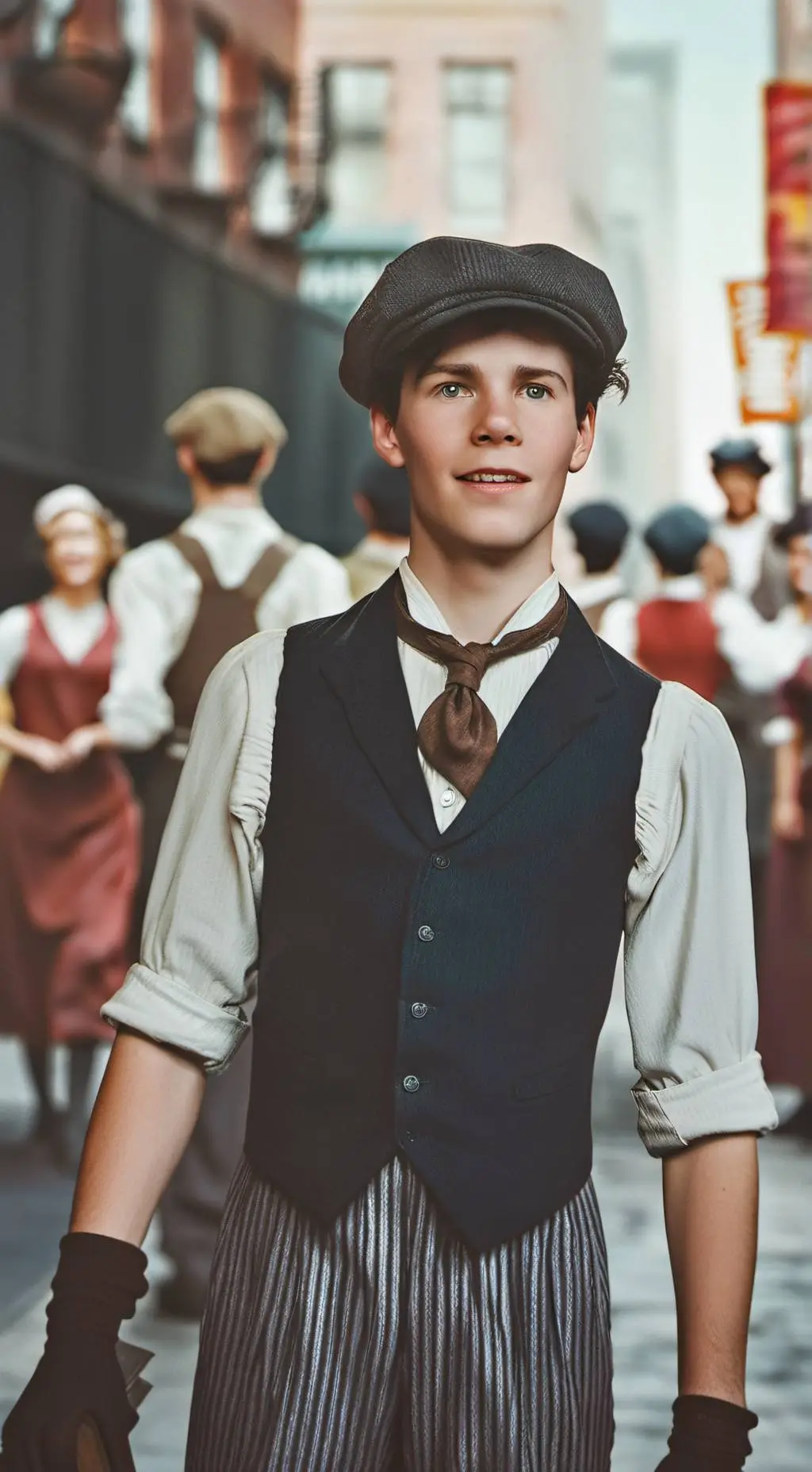 ai character: Newsies background