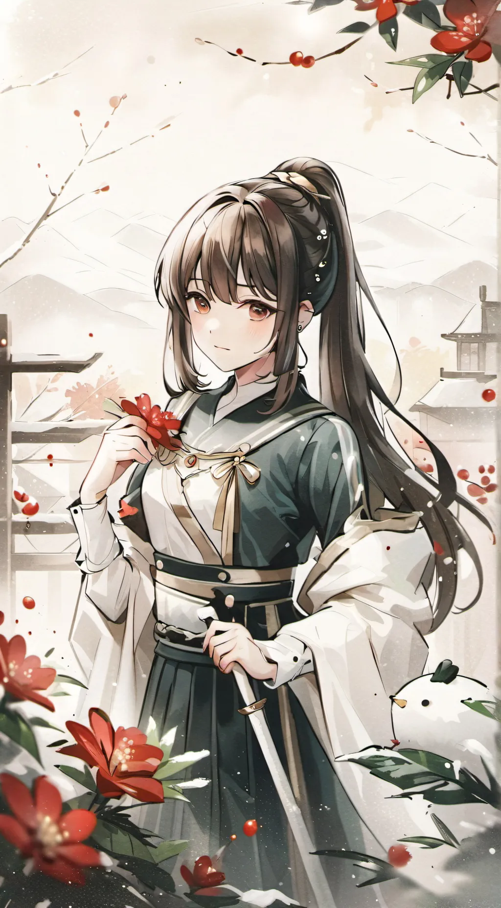 ai character: NOËL MHA background