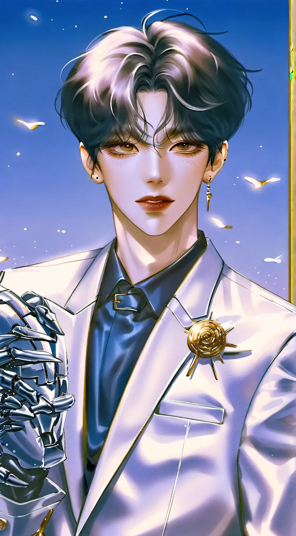 ai character: stray kids  background