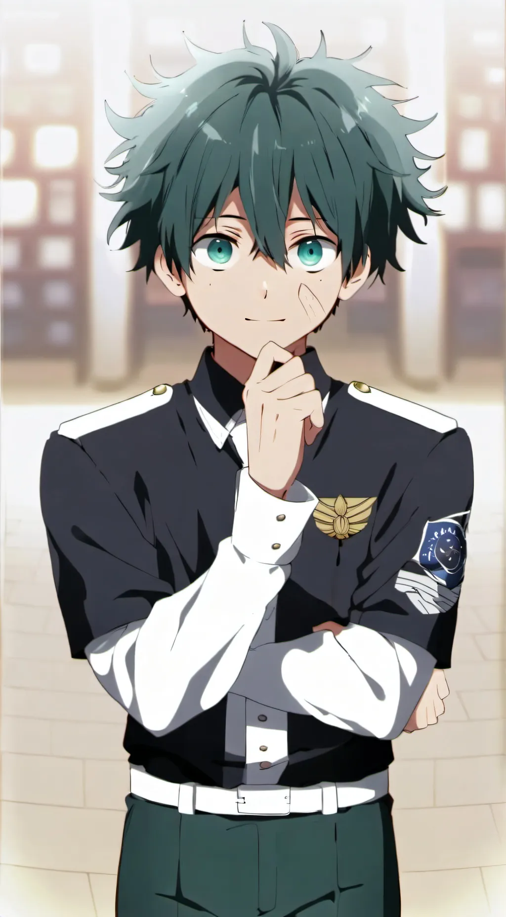 ai character: 💚Deku midoriya💚 background