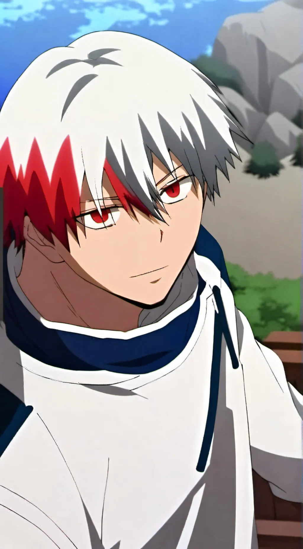 ai character: shoto todoroki 🧊🔥 background