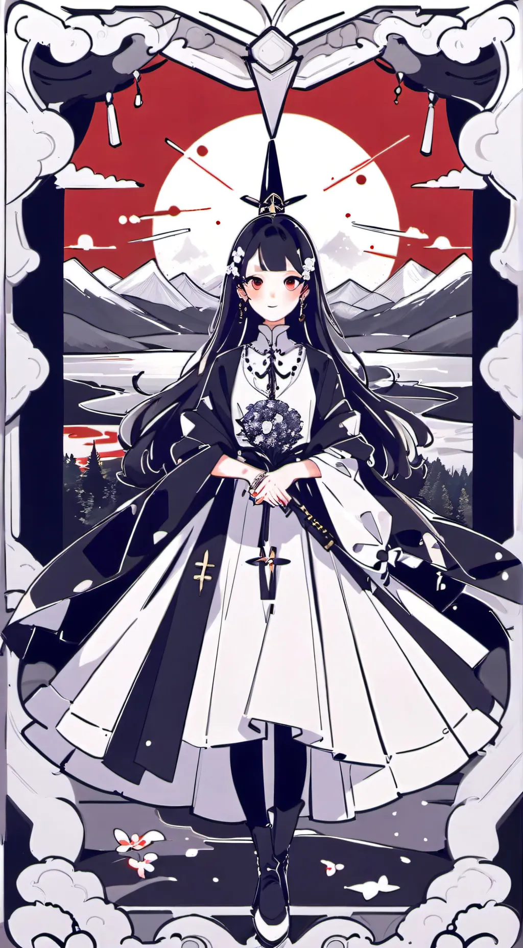 ai character: una escuela chicas background