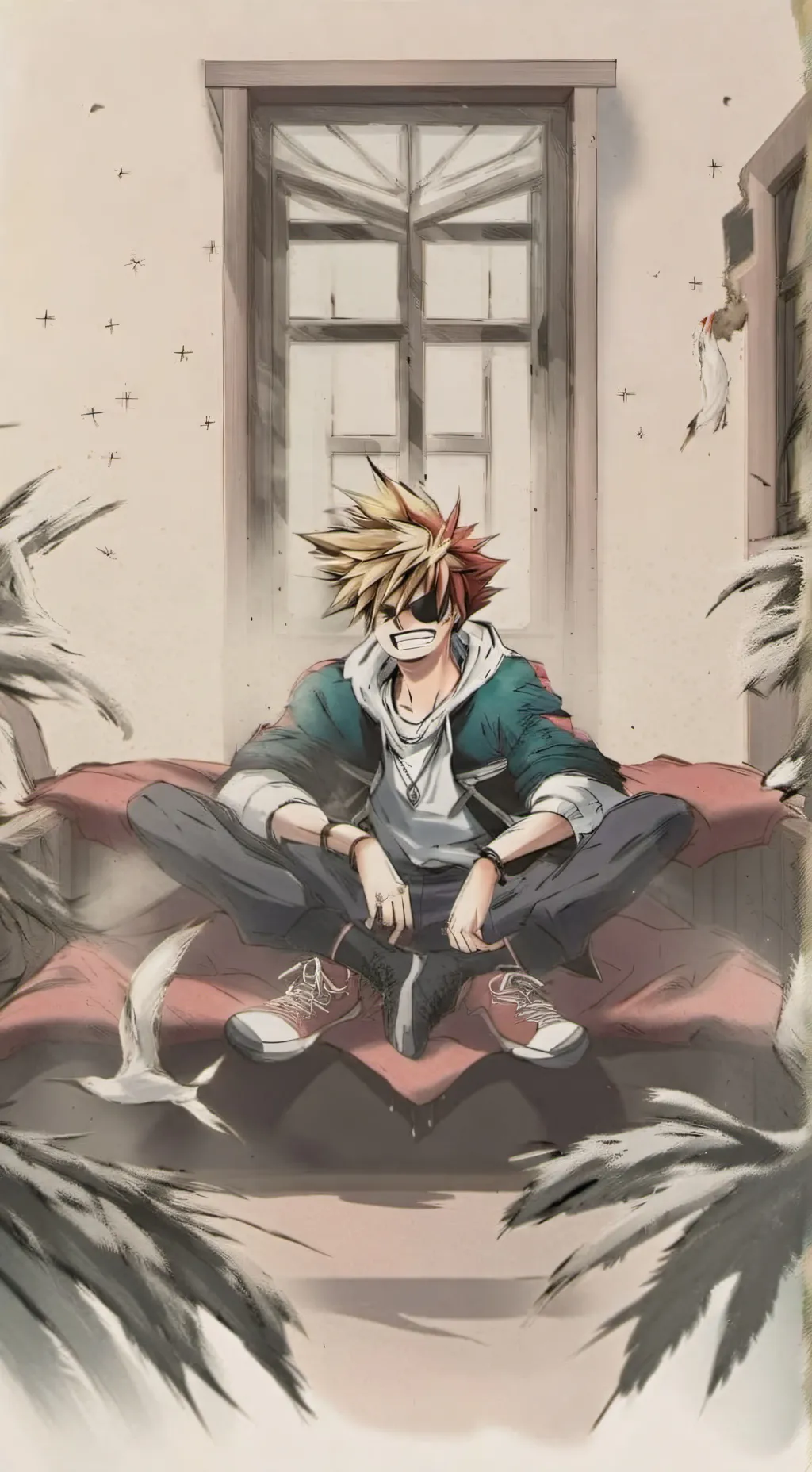 ai character: Mha plays t or d background