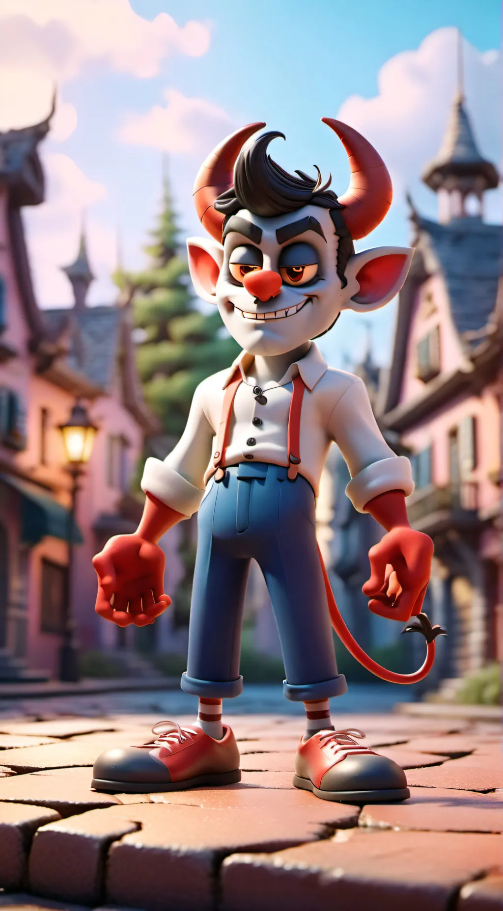 ai character: Devil background