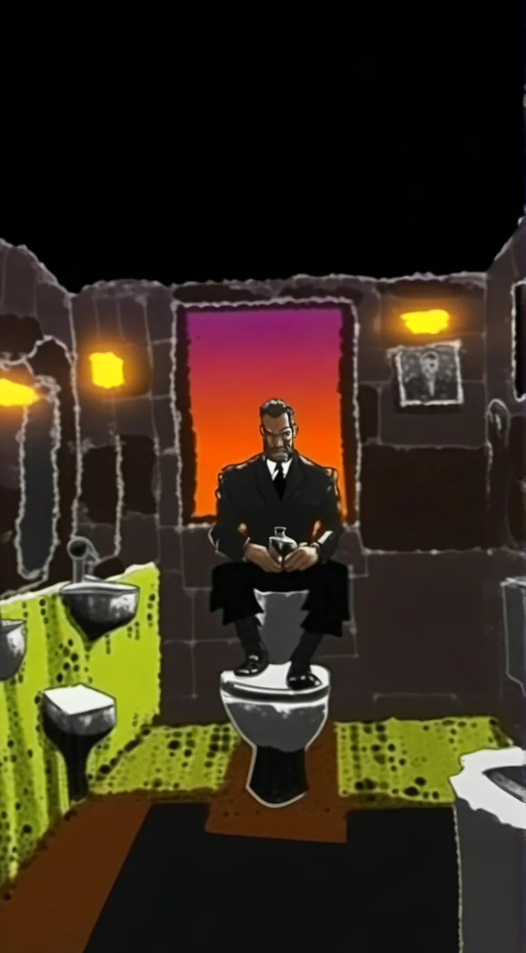 ai character: G-man4.1 background