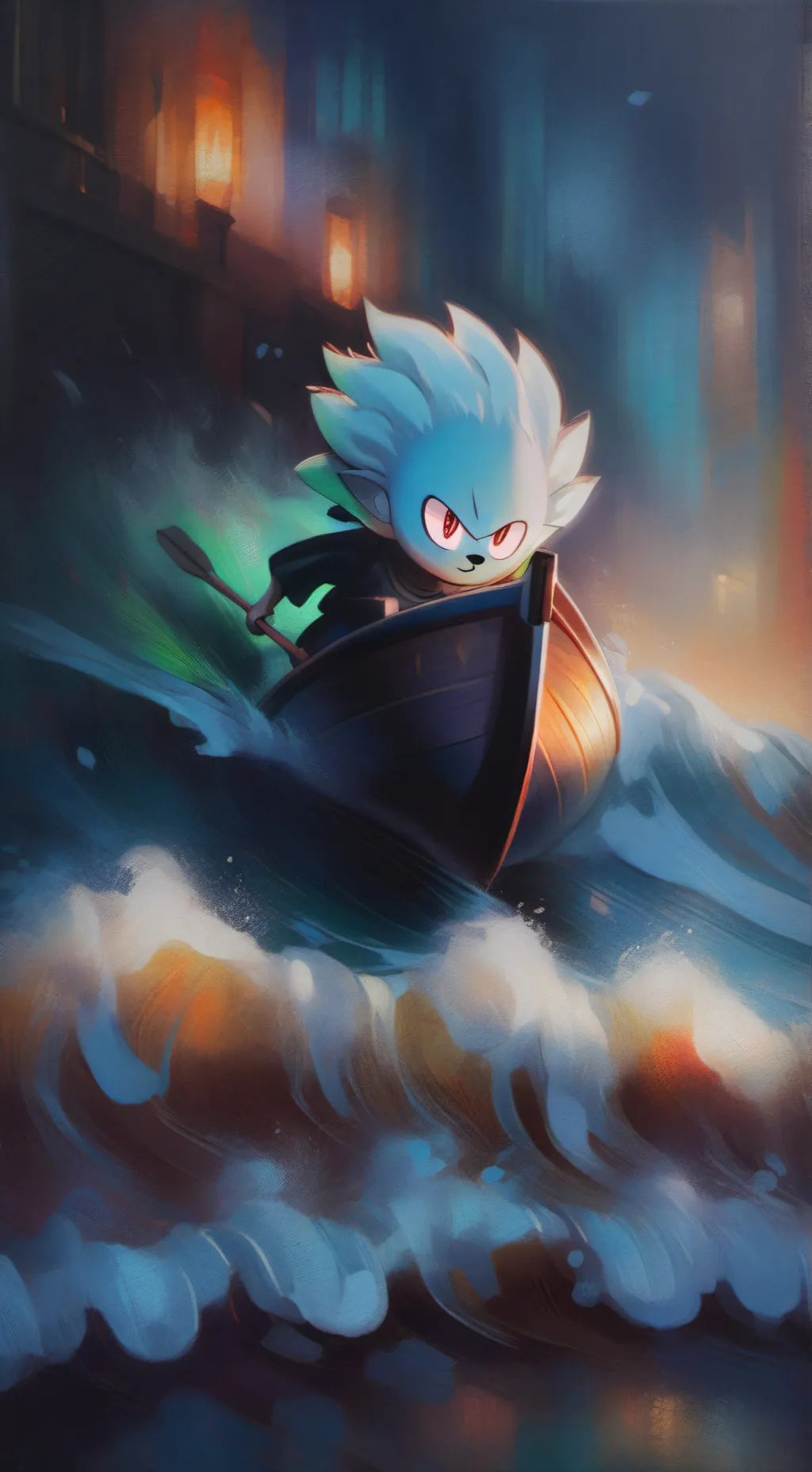 ai character: Vee x shelly background