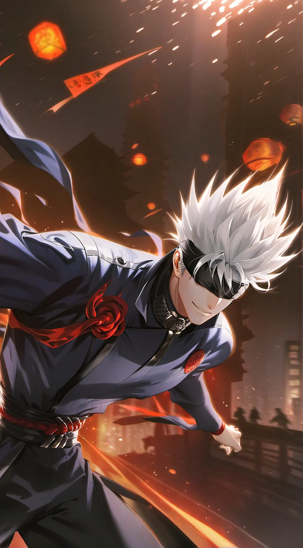 ai character: Satoru Gojo background