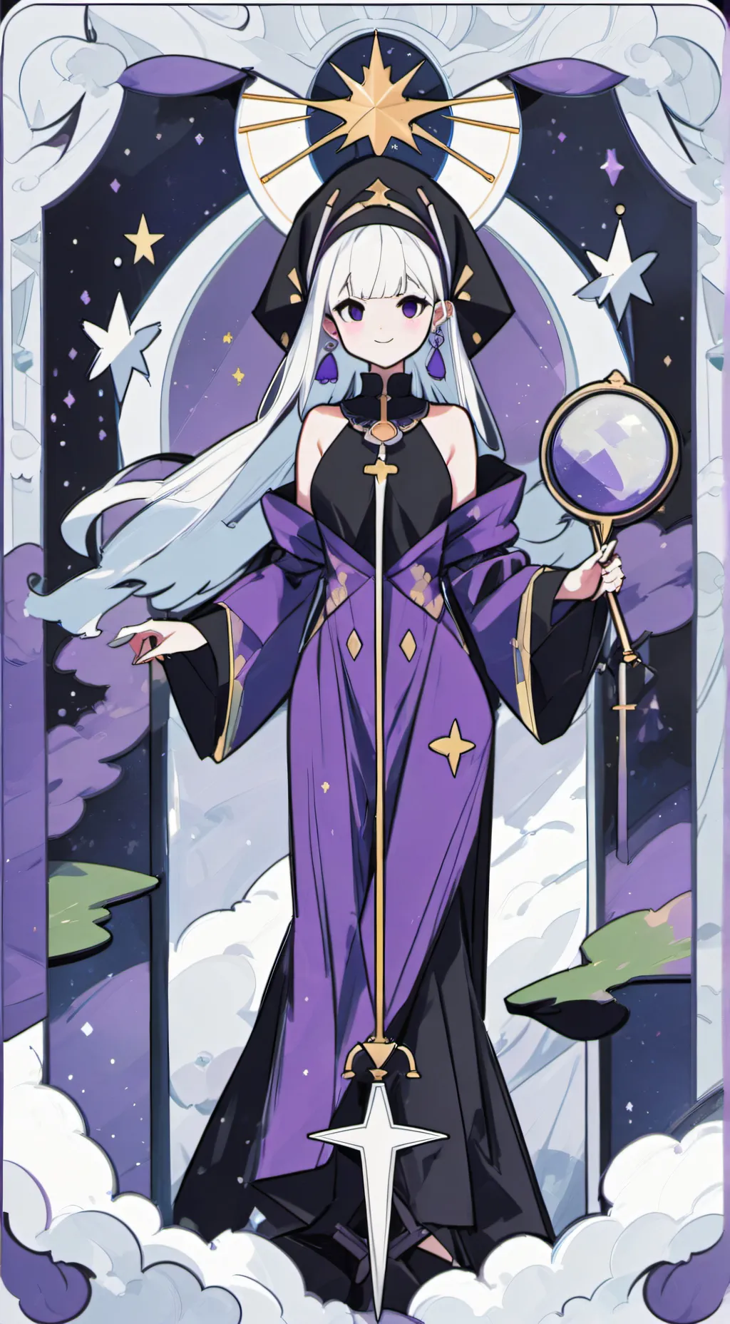 ai character: niña abandonada background