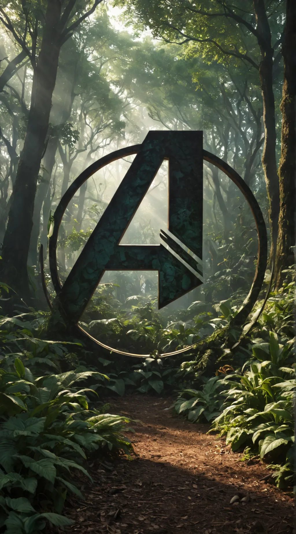 ai character: Avengers x AW background