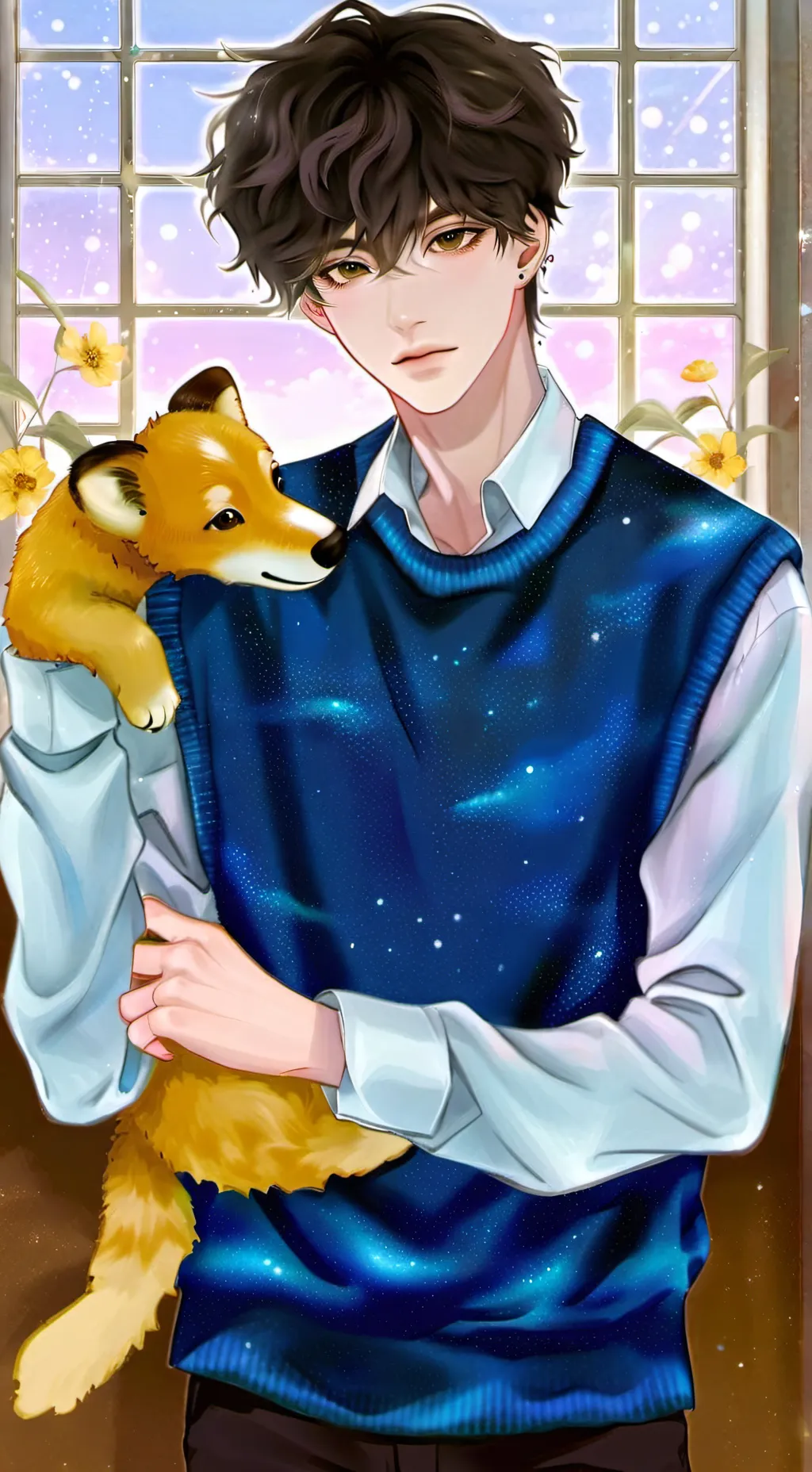 ai character: Elijah yor romate background
