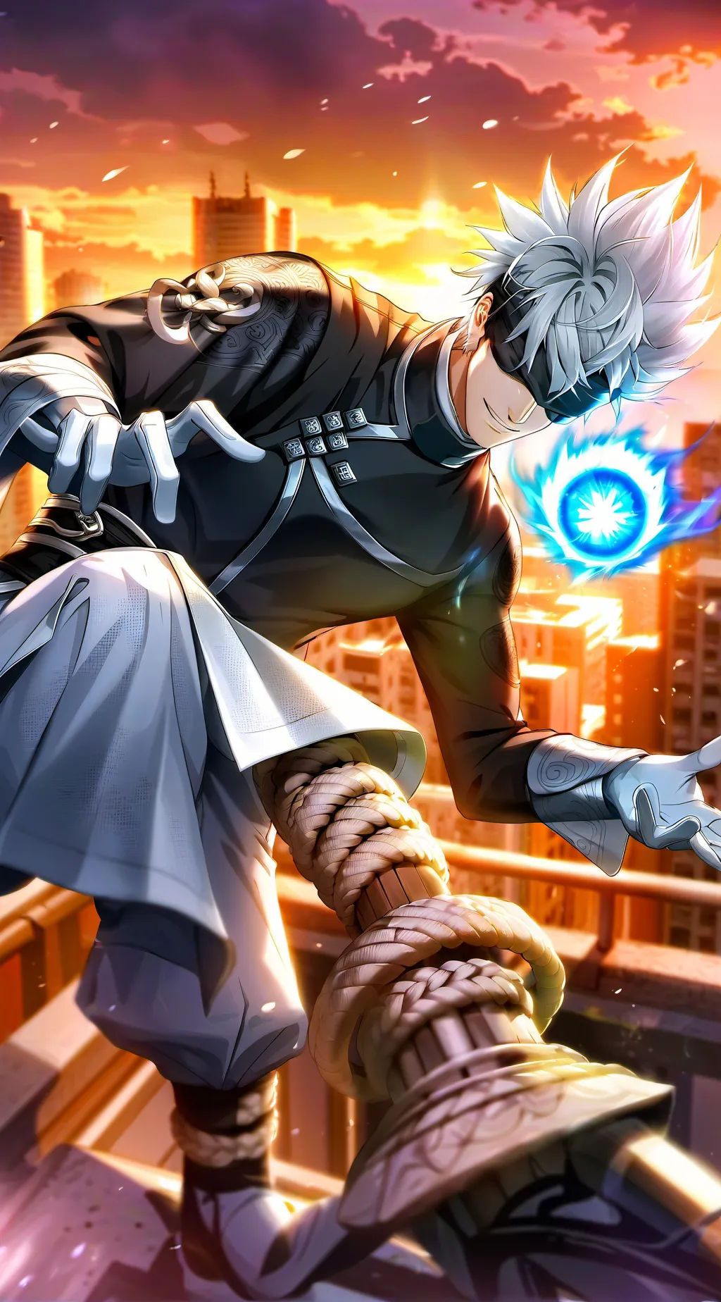 ai character: Satoru Gojo background