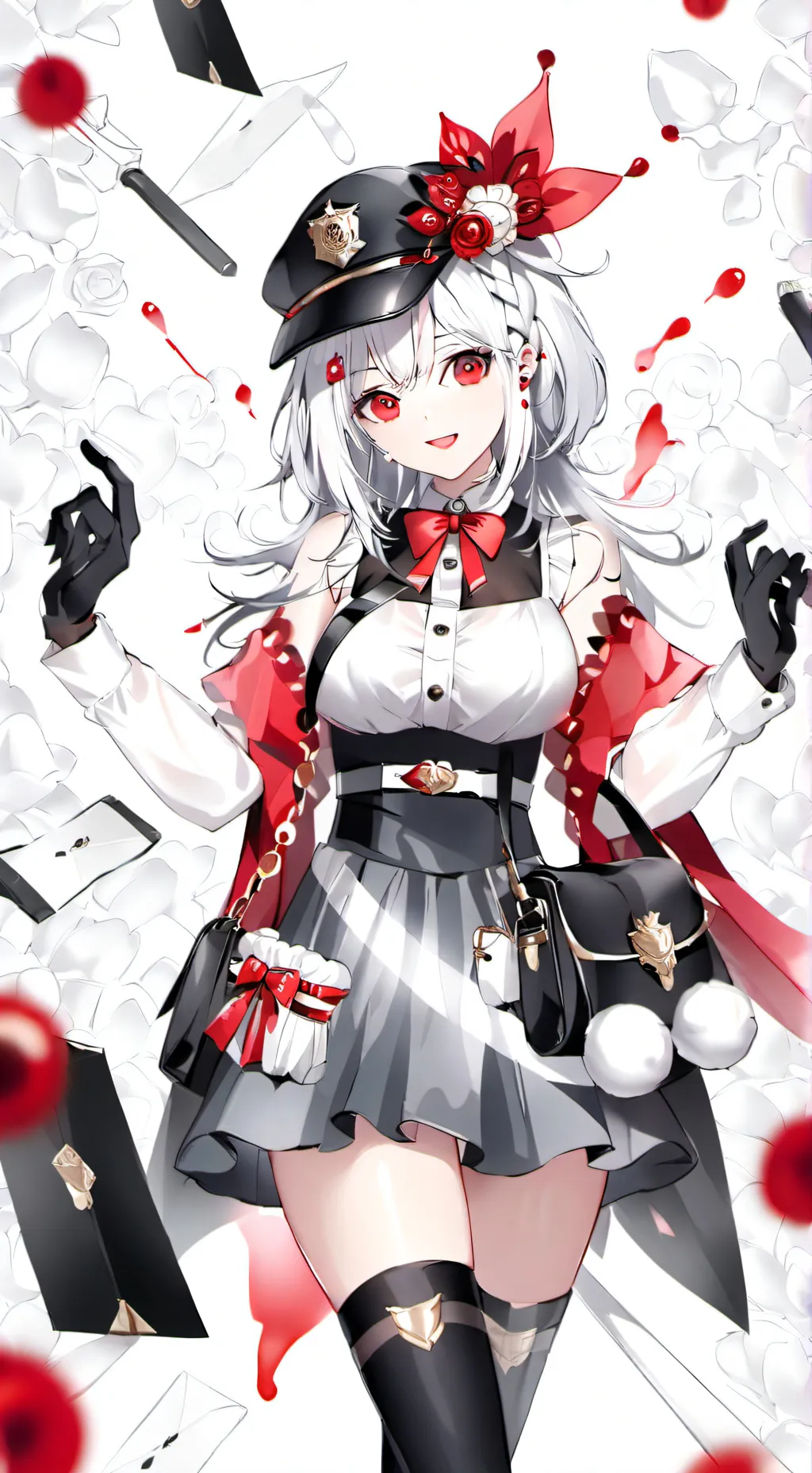 ai character: Mily policia background