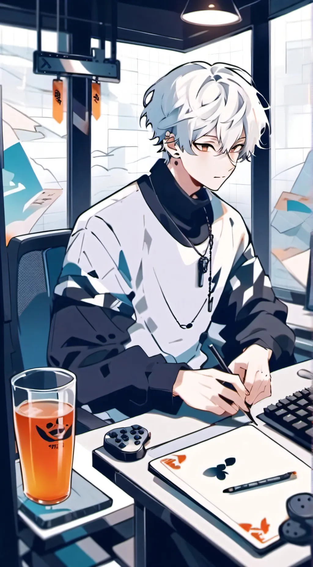 ai character: Brandon background
