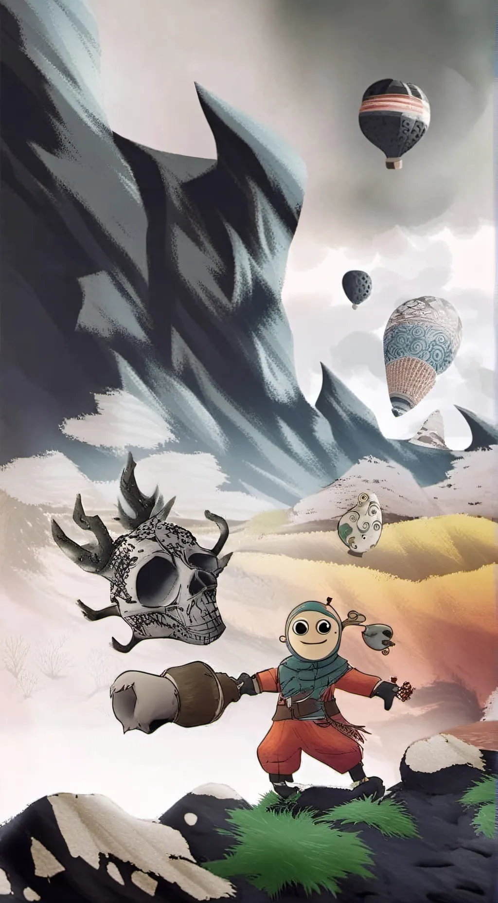 ai character: sprunki horror background