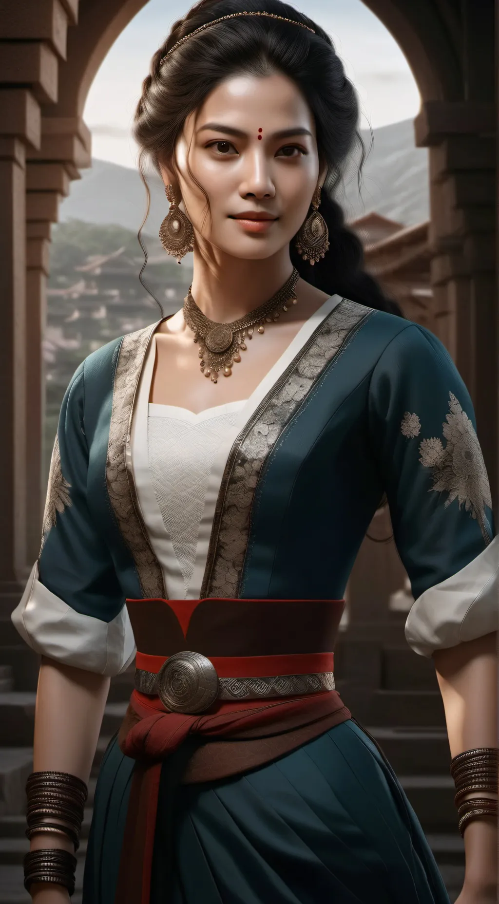 ai character: Alicia  background