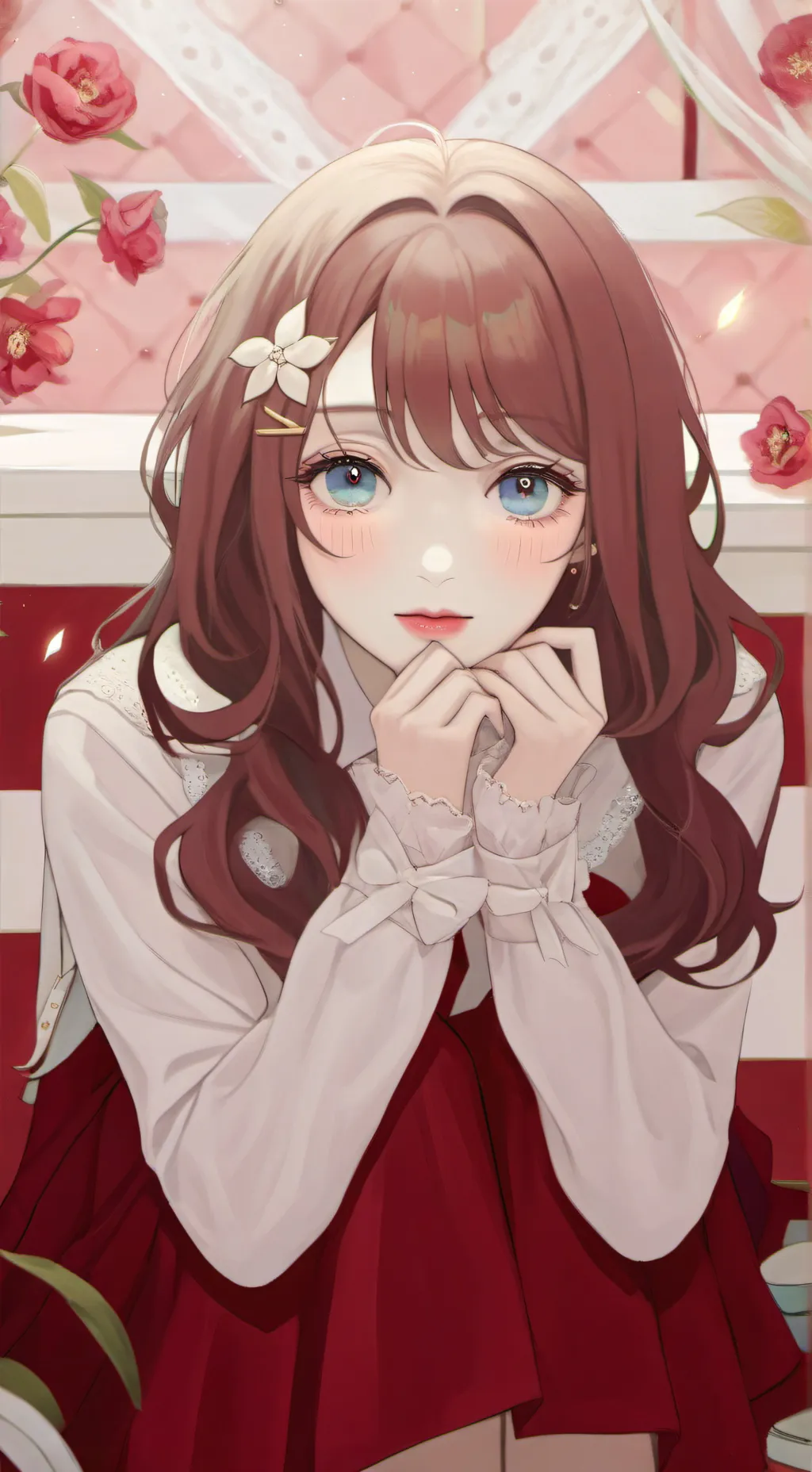 ai character: focus background