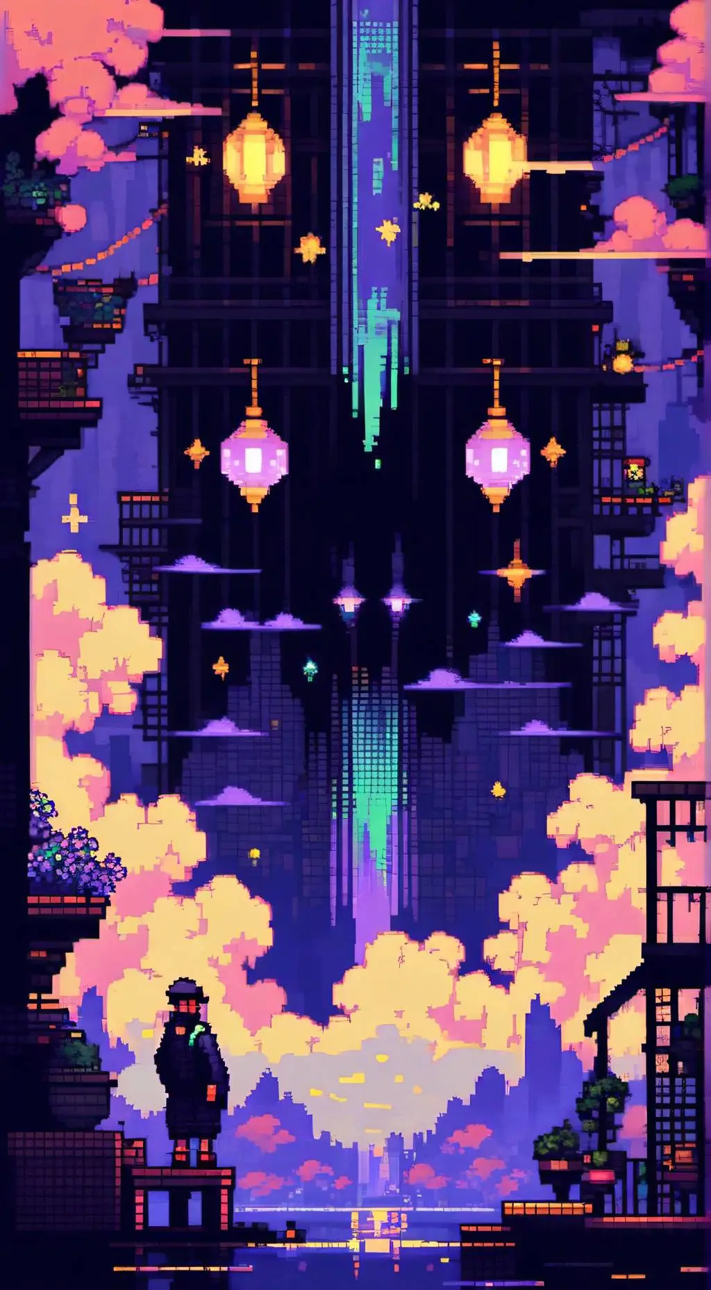 ai character: Sprunki Hangout background
