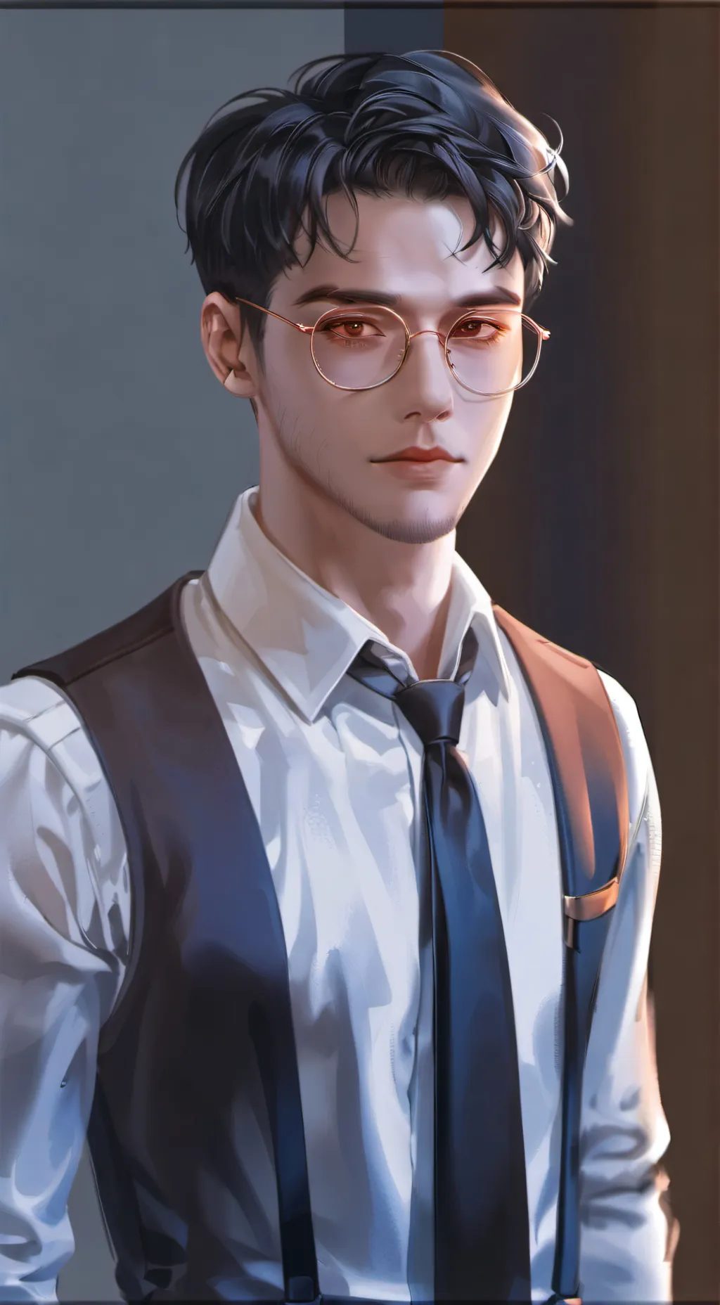 ai character: Matheo  background