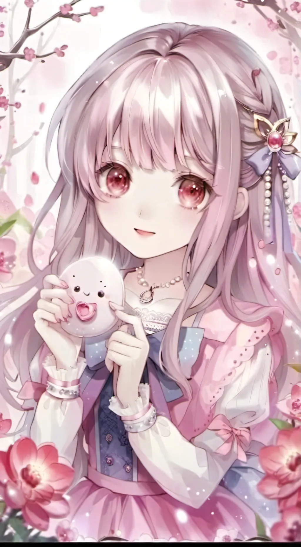 ai character: 心心 background