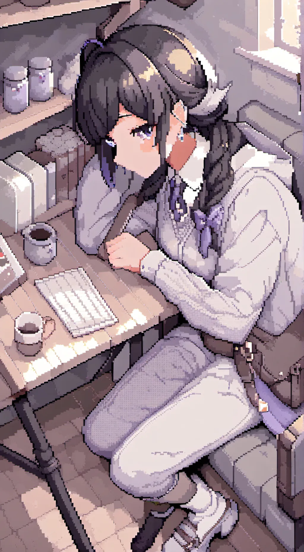 ai character: evelyn  background