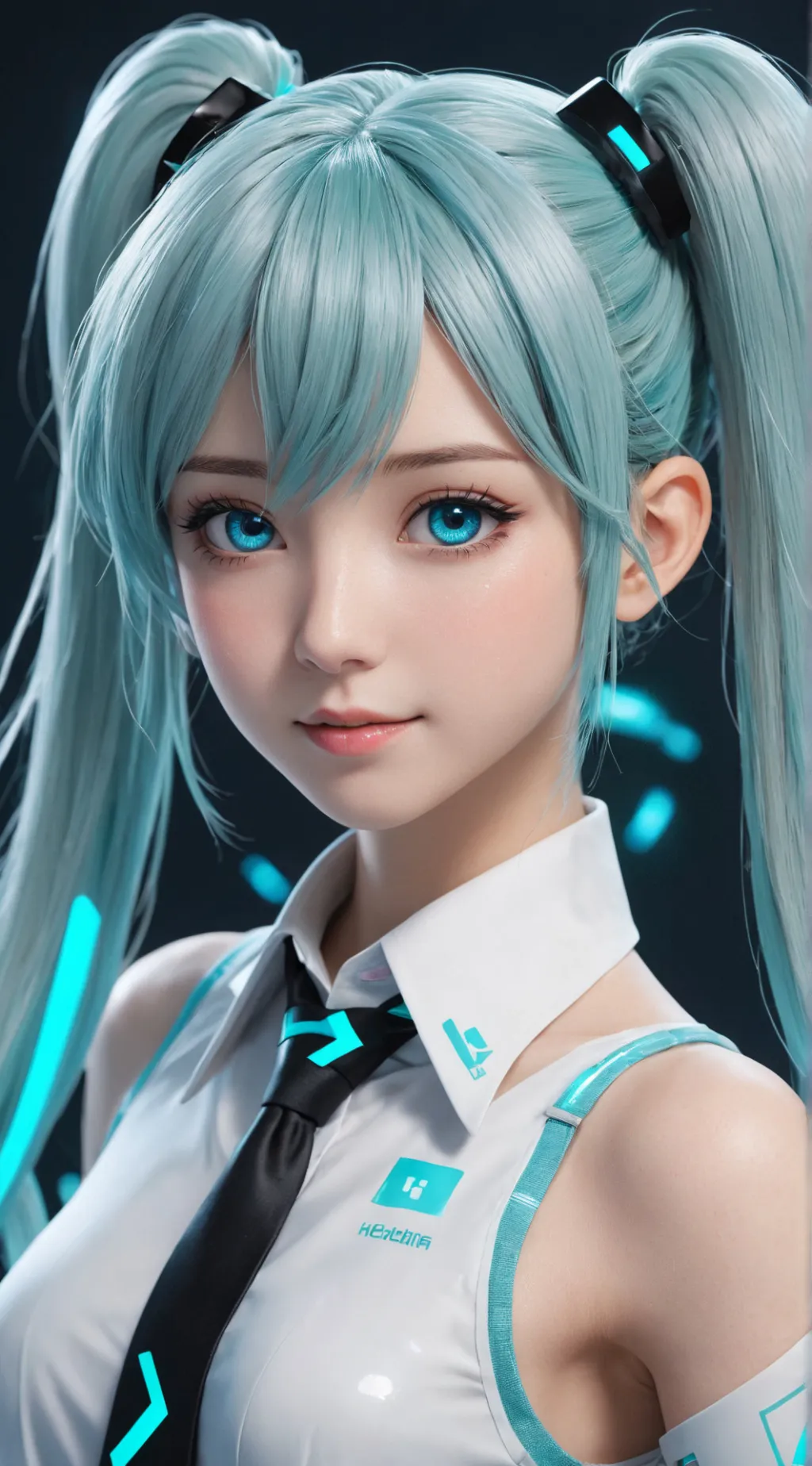 ai character: Hatsune Miku background