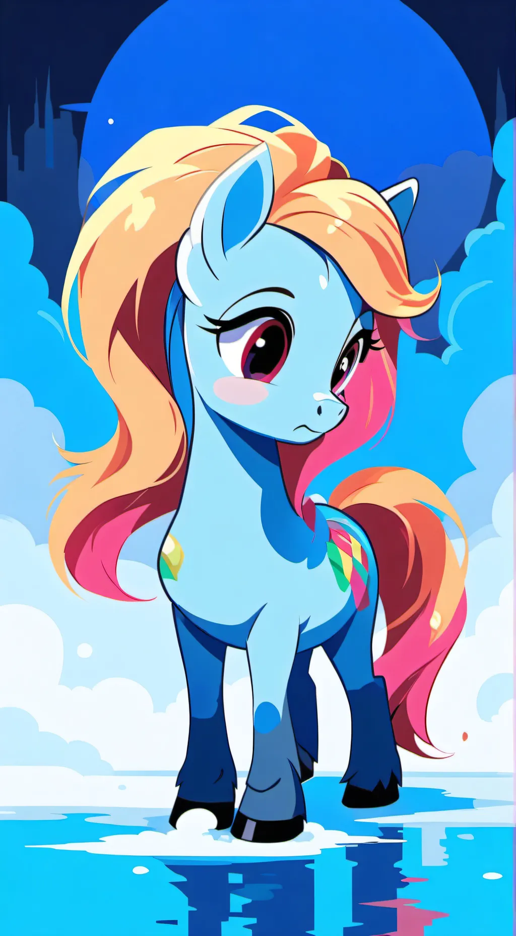 ai character: Pinkie pie background