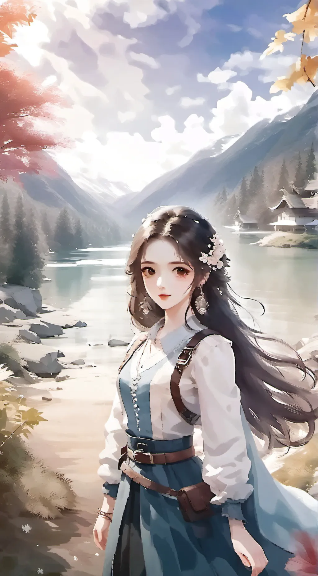 ai character: Dandys world background