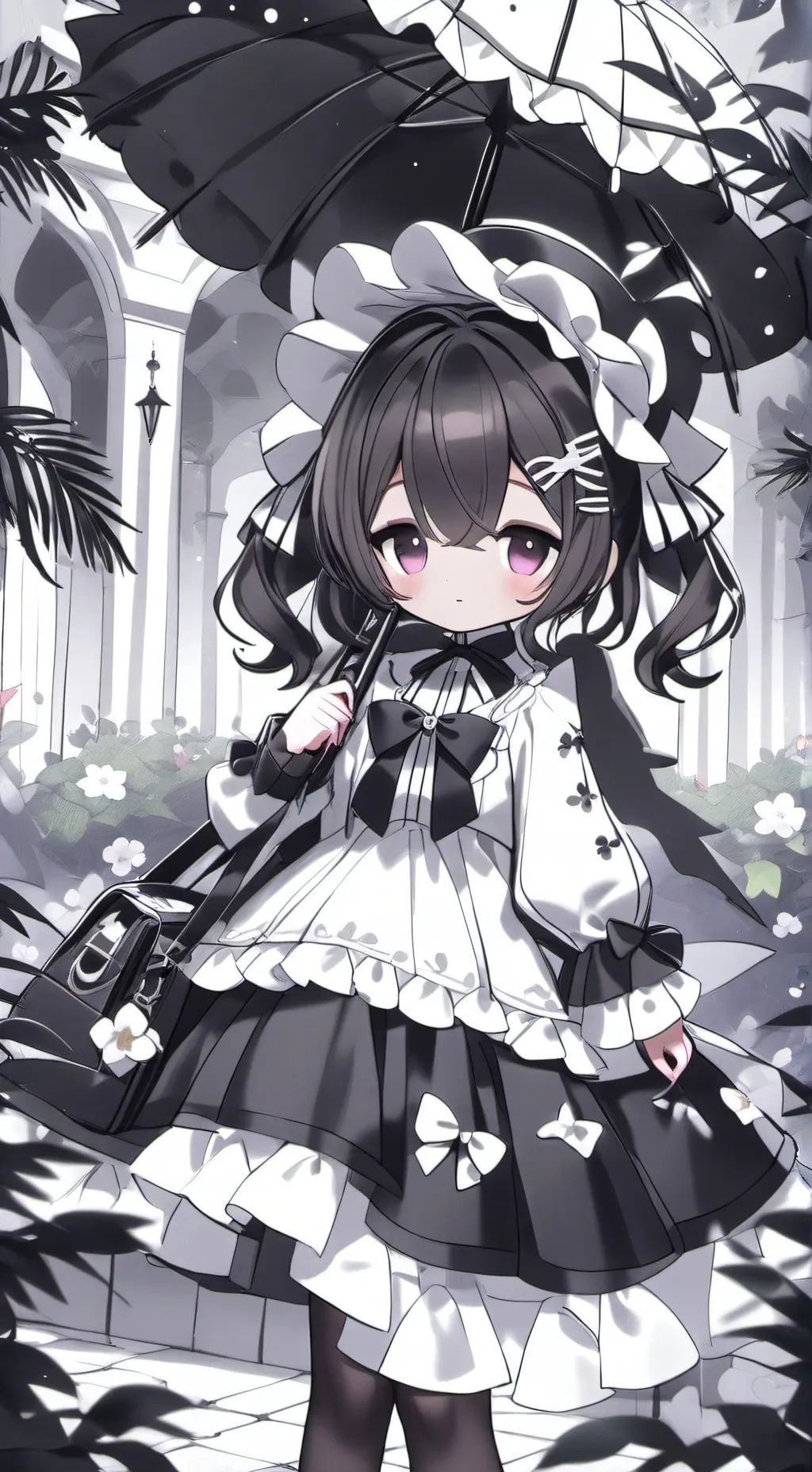 ai character: HH Valentines Day background