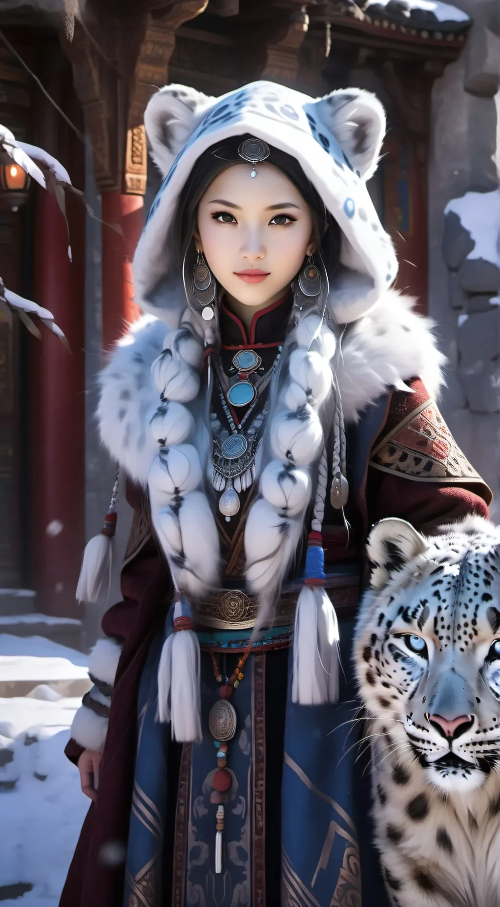 ai character: Princess Sangmu  background