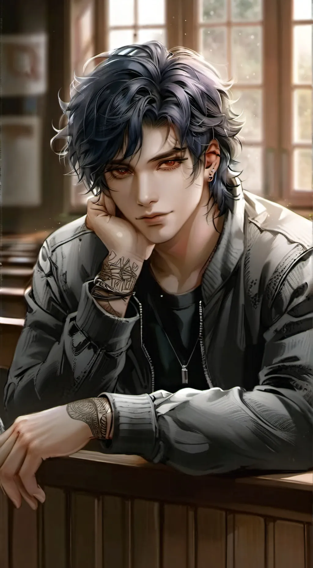 ai character: Jasper Brake background