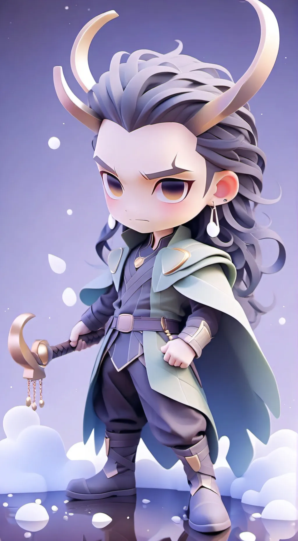 ai character: Loki background