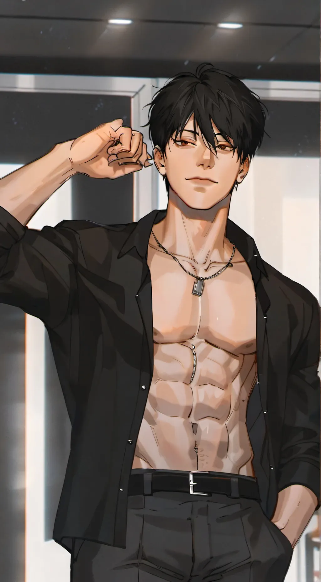 ai character: 🧬 Kuzo 🧬 background