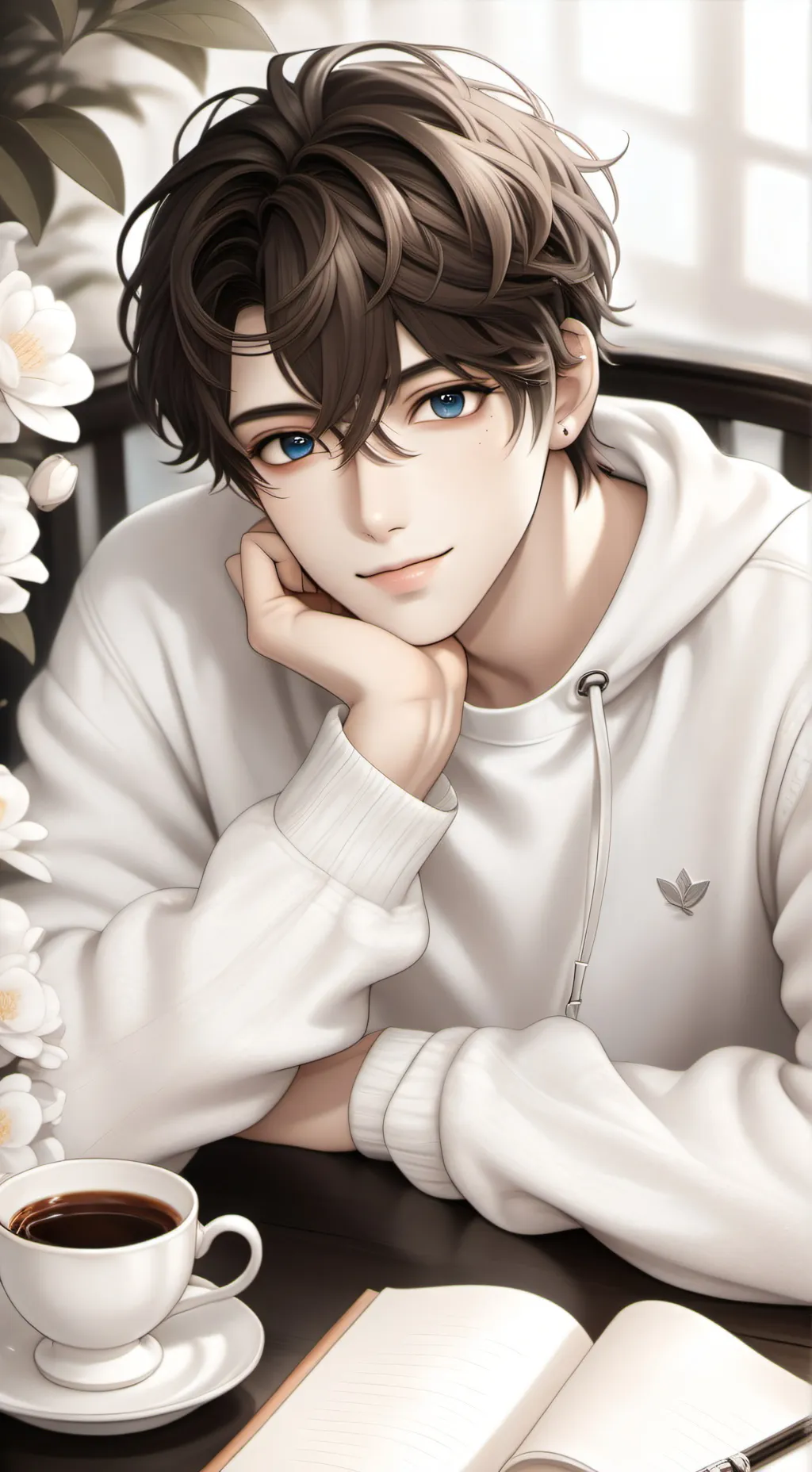 ai character: Larry background