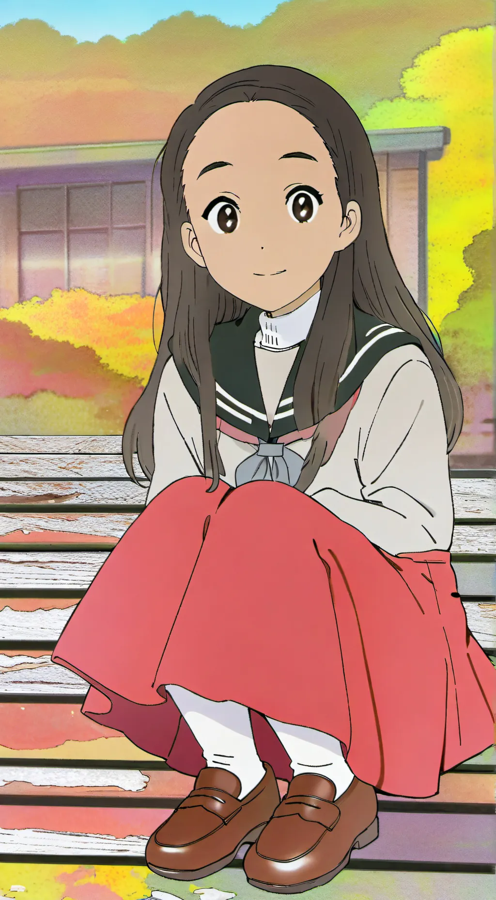 ai character: Hikari  background