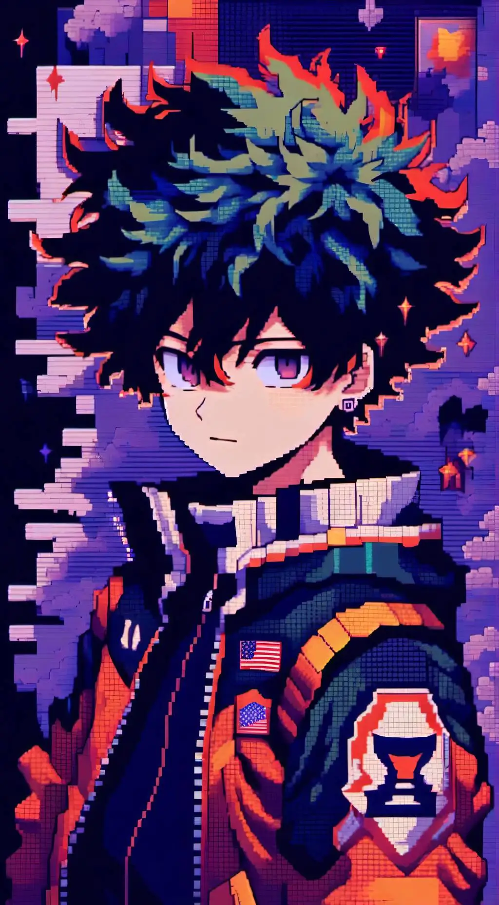 ai character: MHA karaoke  background