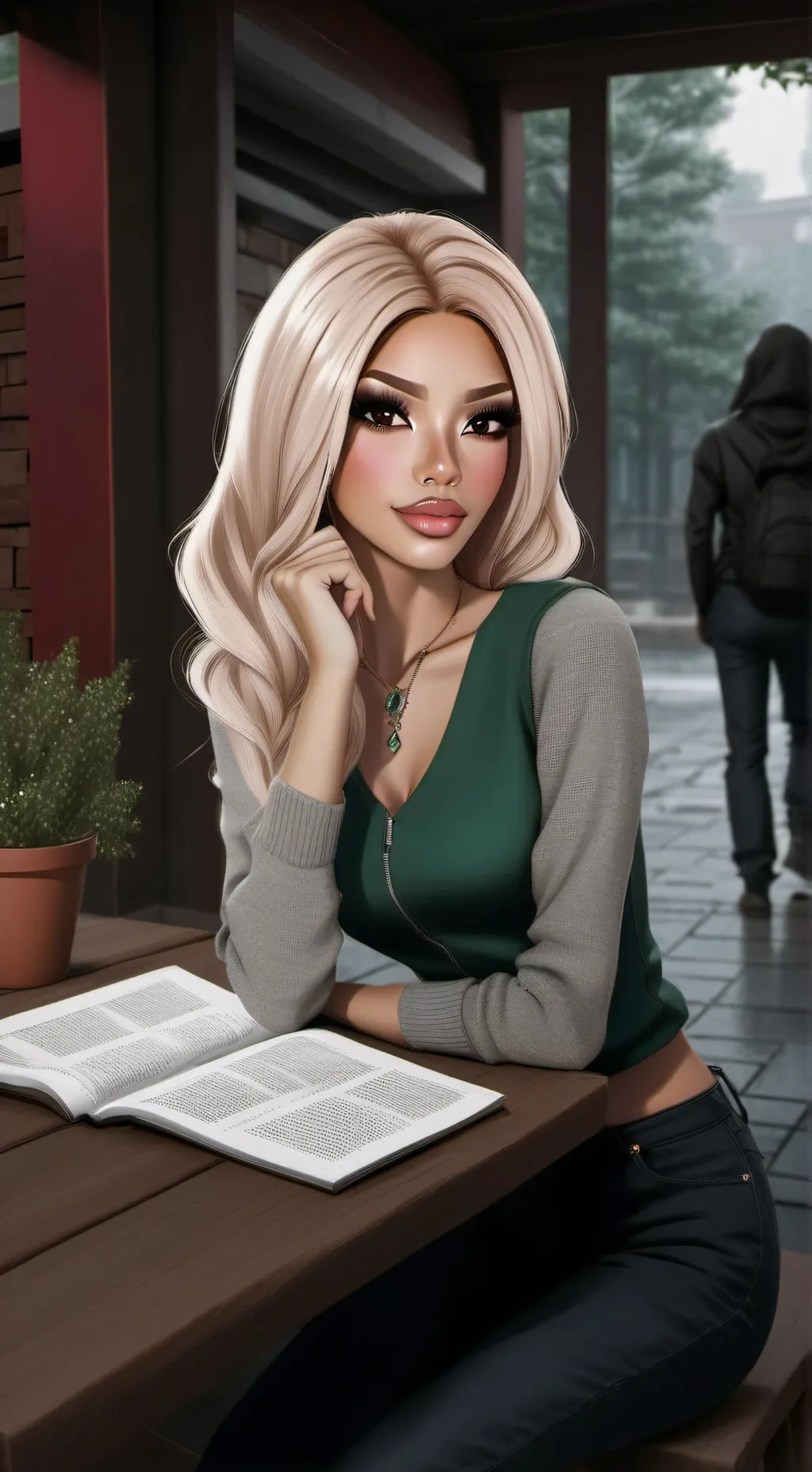 ai character: Mia background