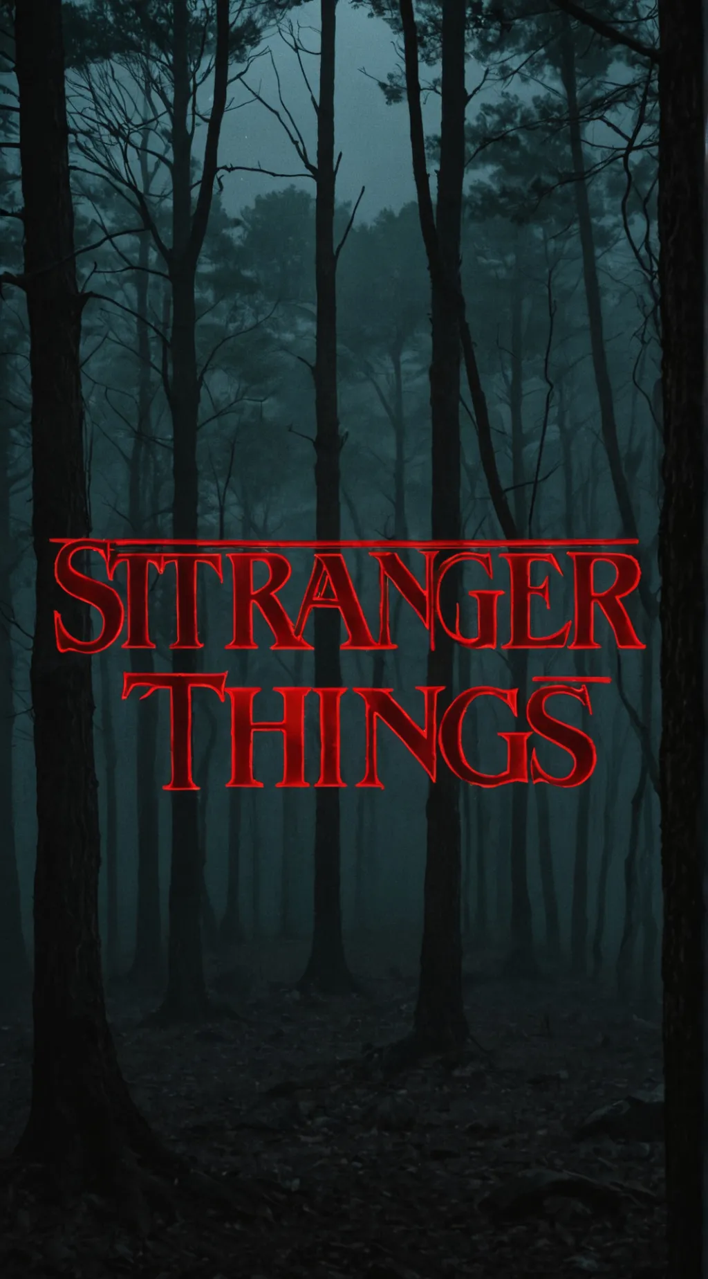 ai character: Stranger things background