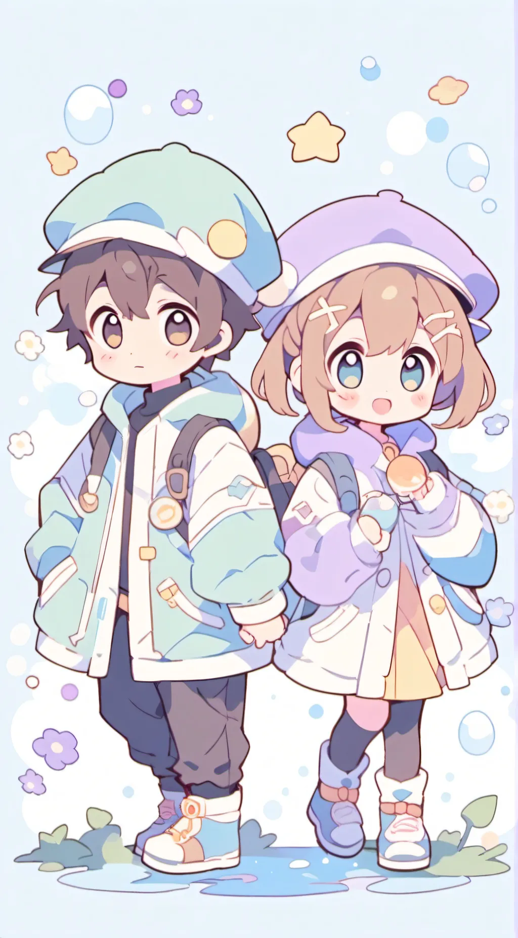 ai character: Playtime orphanage background