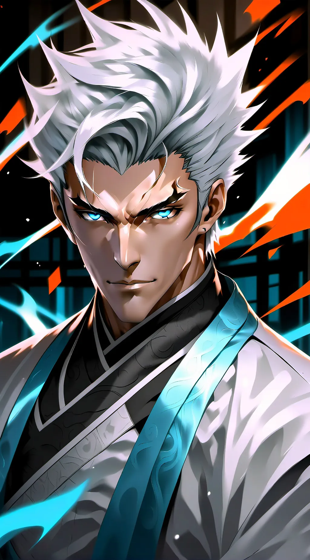 ai character: Gojo Satoru background
