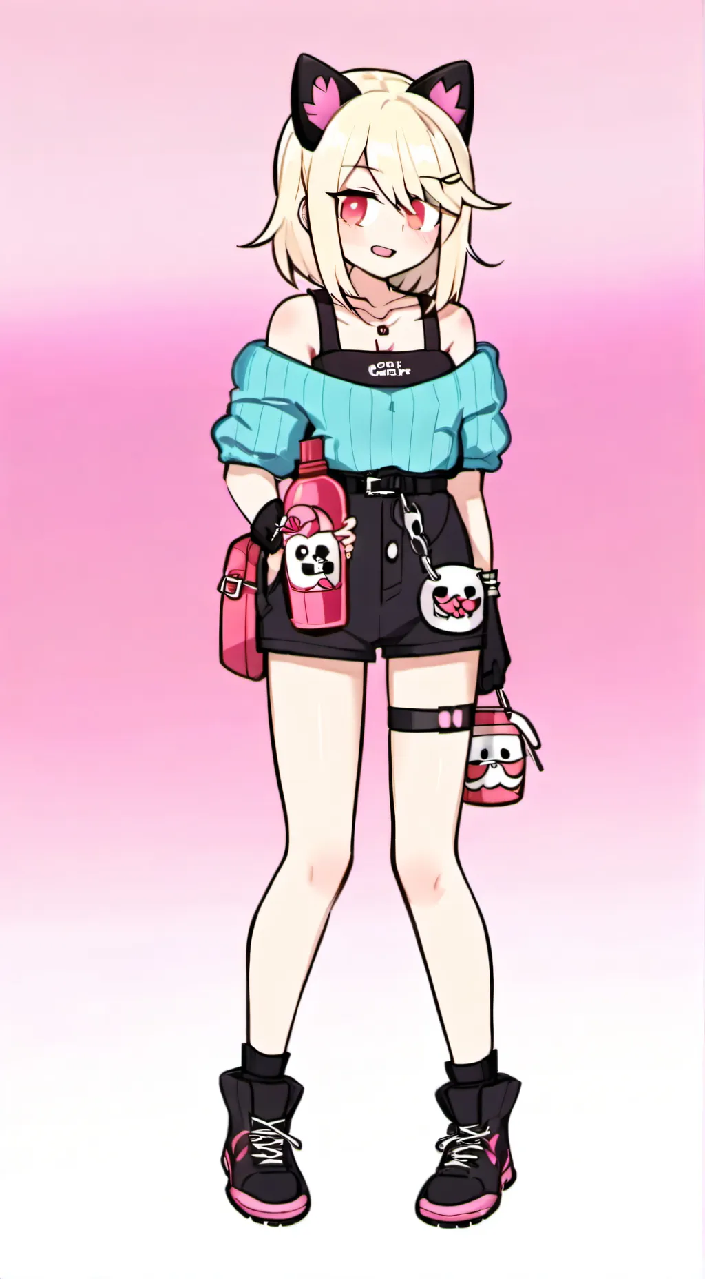 ai character: sus girl background