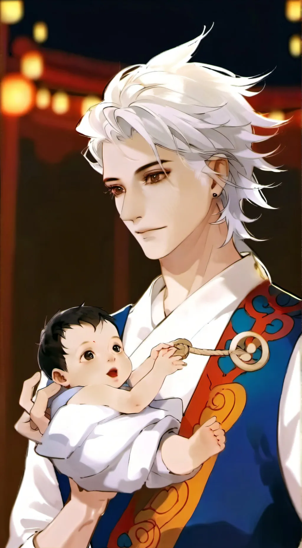 ai character: Kny gakuken babies background