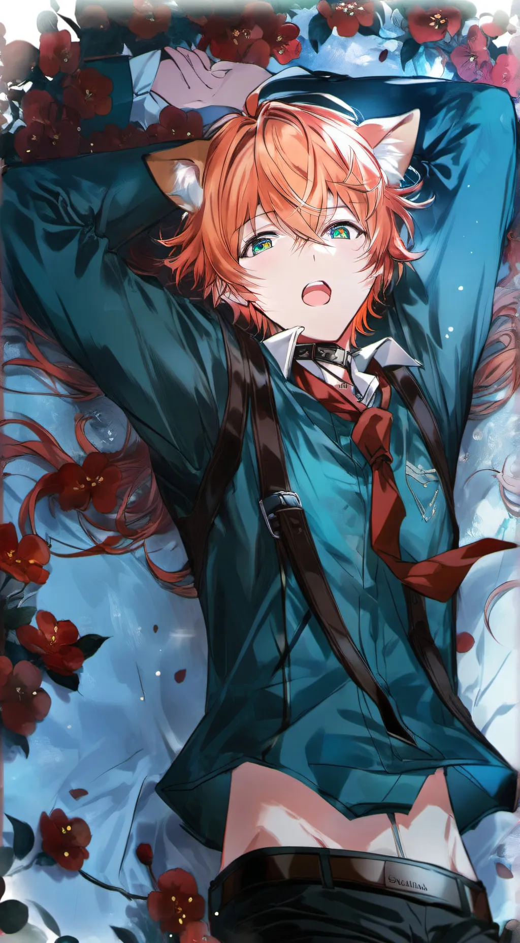 ai character: Akito Shikairu background