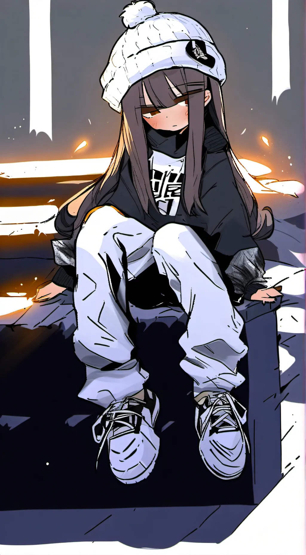 ai character: Hitshuna-kki background