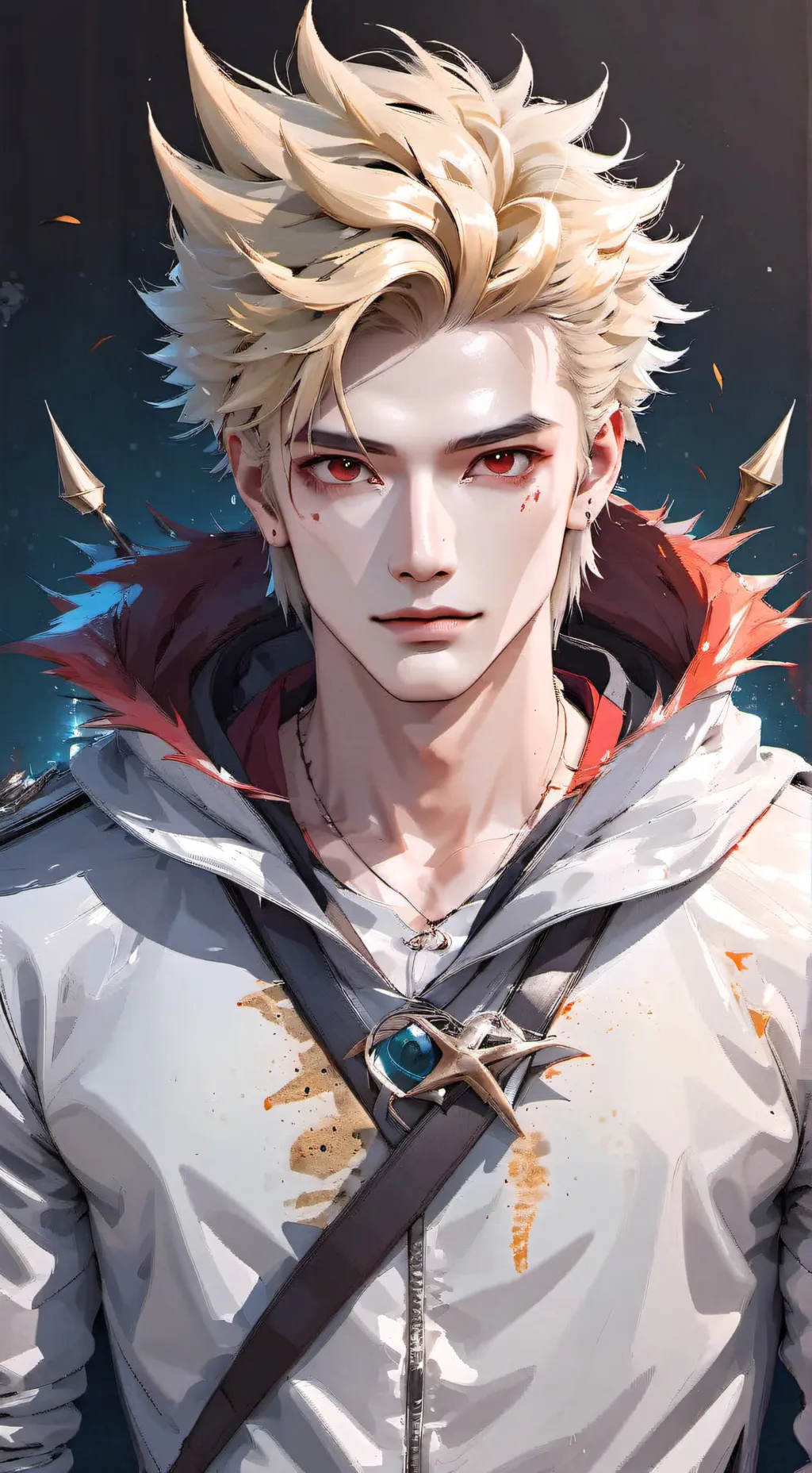 ai character: Katsuki Bakugo background
