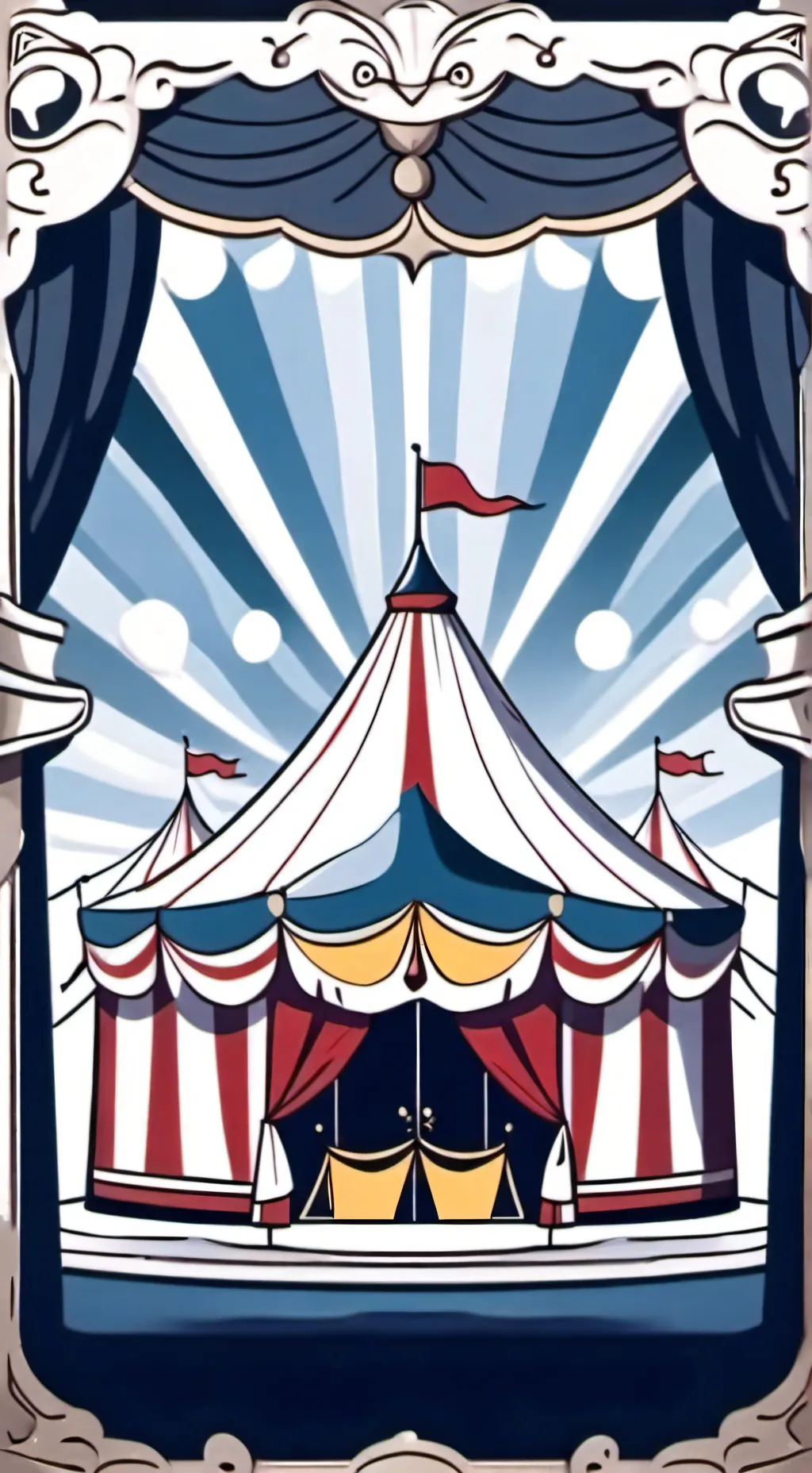 ai character: Killer circus  background