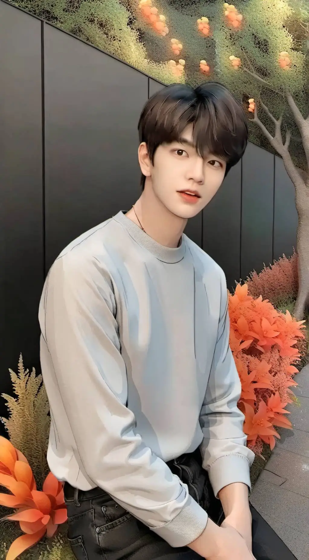 ai character: Kim Seungmin  background