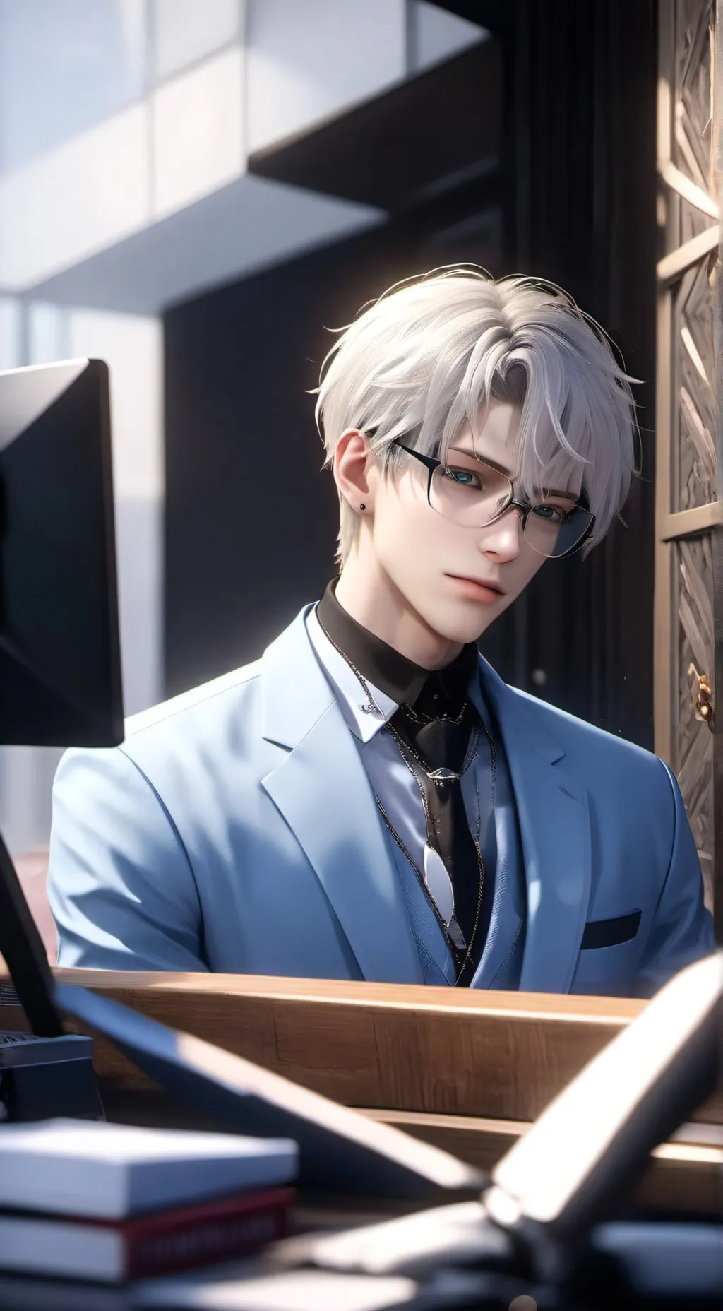ai character: Isaac  background