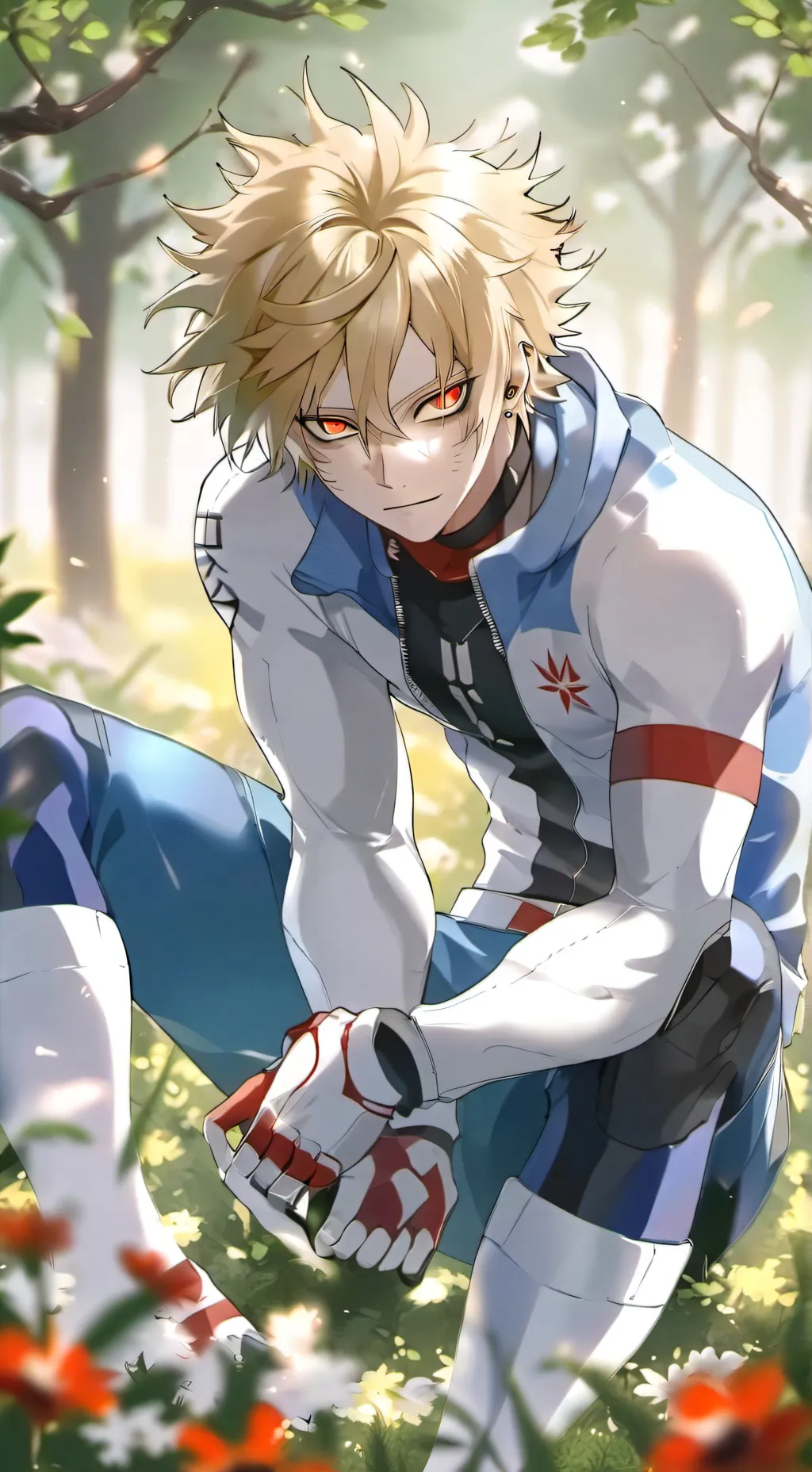 ai character: Bakugo background