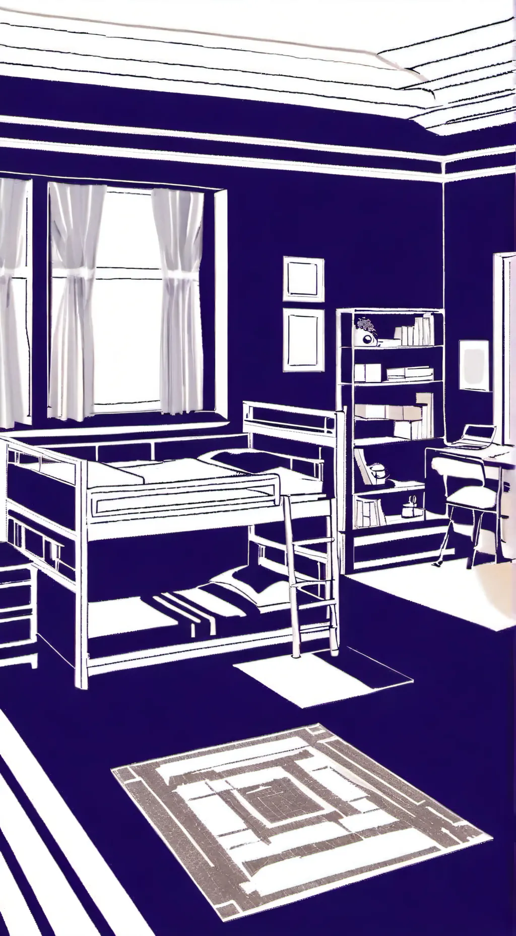 ai character: mha dorms background